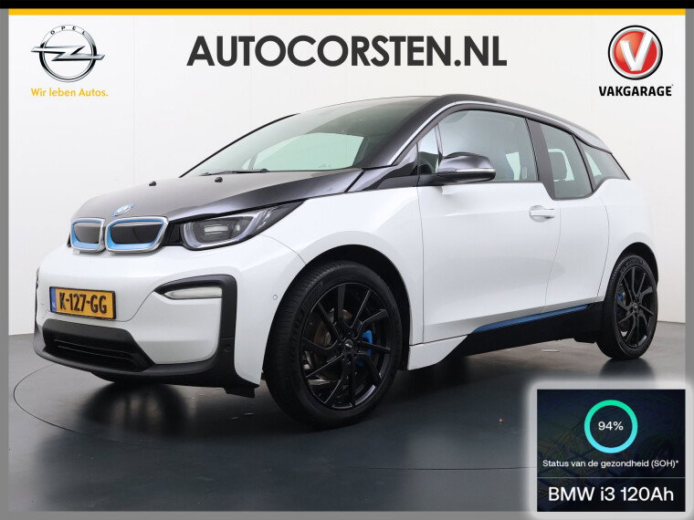 Foto van BMW i3 Executive Edition 120Ah 42kWh SOH 94% Warmtepomp Two-Tone Camera Navi-Pro Stoelverwarming Ecc Cruise Control Pdc
