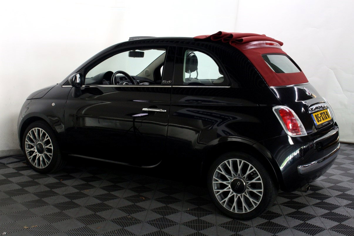 Fiat 0.9 TwinAir Lounge Cabrio NAP km stand 52000 LEDER BT PDC ECC '12 - foto 9