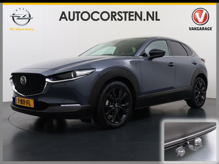 Foto van Mazda CX-30 2.0I 187PK MHEV AUT. Trekhaak Adap.Cruise Homura Camera Stoelverwarming Ecc Head-Up Display Navi Apple Carplay/Android Auto e-SkyActiv-X M Homura