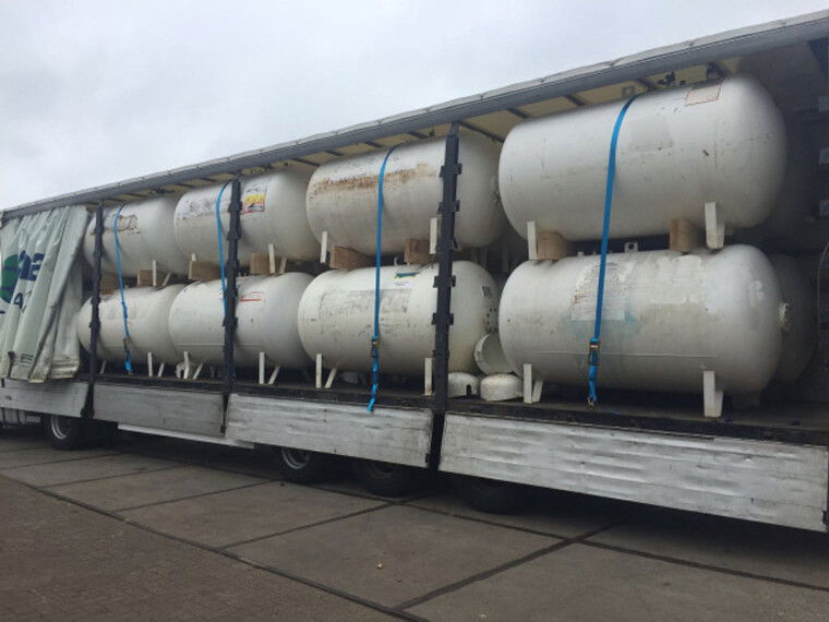 Foto van 2700L(1,35 ton) Gastanks - Gas, Gaz, LPG, GPL, Propane, Butane tanks aboveground