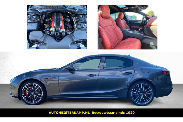 Maserati Ghibli 3.8 V8 Trofeo 581 PK ACC Schuifdak Carbon 360 Camera Stoelkoeling