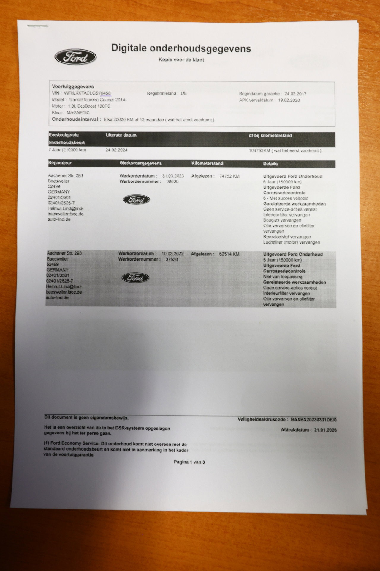 Ford 1.0 Titanium AIRCO CRUISE PDC BT STOELVW '17 - foto 23