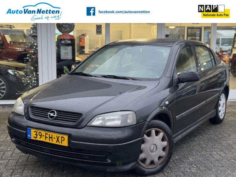 Foto van Opel Astra 1.6-16V 100pk,Airco,Elek pakket,cpv,Pearl, 5 Deurs,