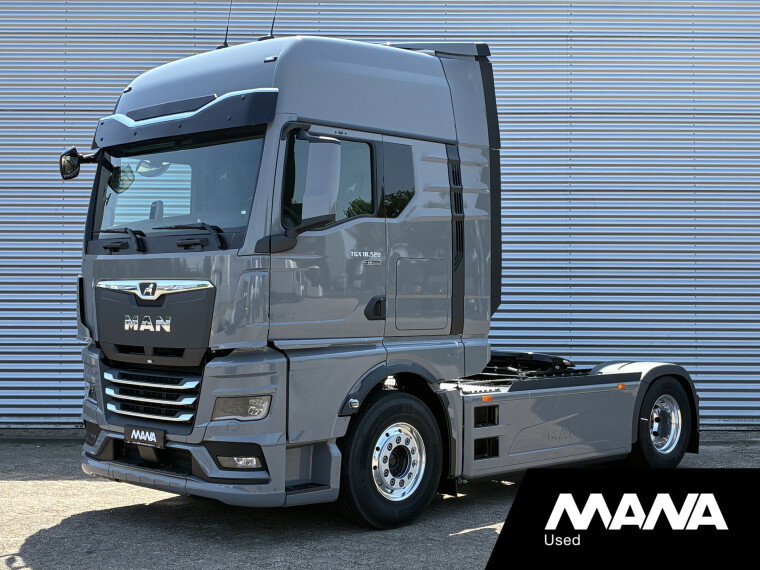 MAN TGX 18.520 GX 4X2 LL SA D30 PTO PowerLion Schuifschotel Retarder Standklima Alcoa's Camera Cruise
