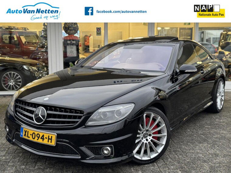 Foto van Mercedes-Benz CL-Klasse AMG 63, 6.3 V8 525pk, Leder,Xenon,Clima,20"inch,