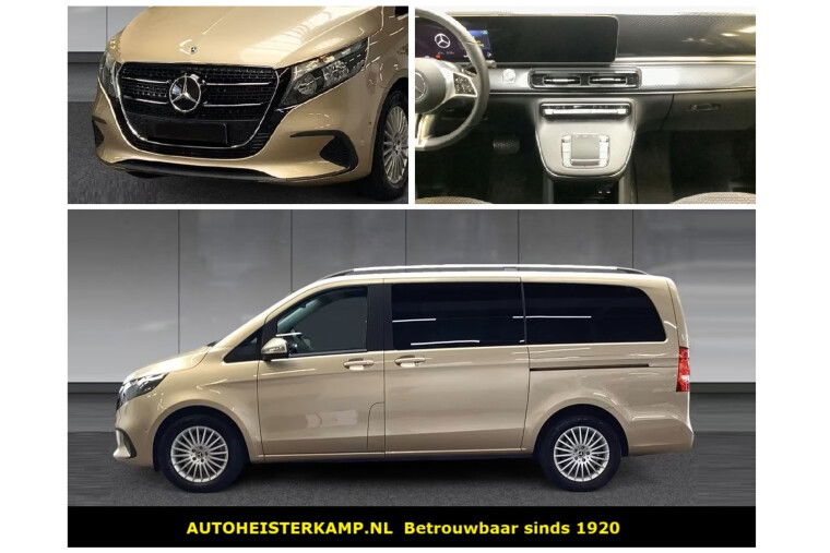 Mercedes-Benz V-Klasse 220d L2 Grijs Kenteken Nieuw Model Distronic Trekhaak Camera Stoelverwarming Stuurverwarming