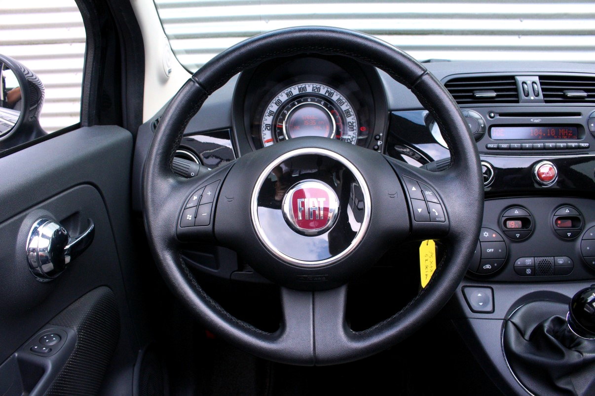 Fiat 0.9 TwinAir Lounge Cabrio NAP km stand 52000 LEDER BT PDC ECC '12 - foto 13