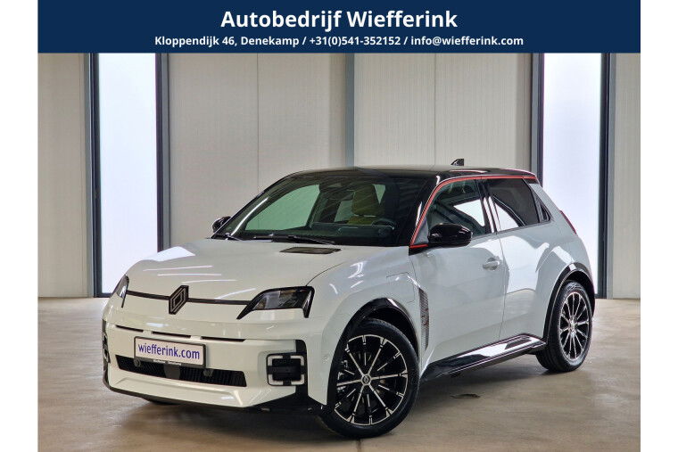 Renault 5 comfort range iconic cinq 52kwh 150pk | Parelmoerwit | 18'' Inch | ACC