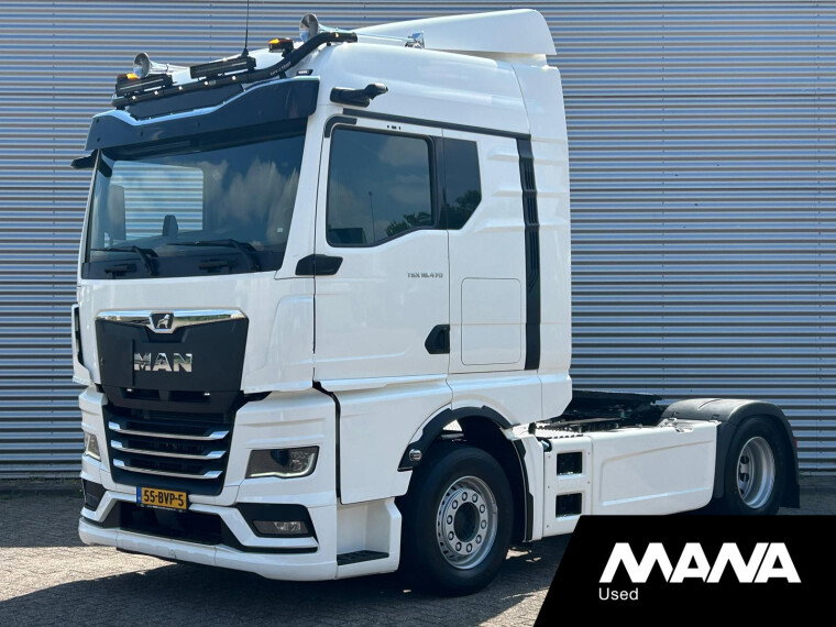 MAN TGX 18.470 4x2 BL GM SA Standkachel Standklima Optiview Koelkast 2x tank