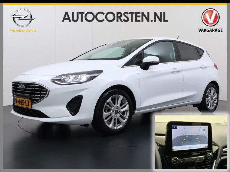 Foto van Ford Fiesta T 125PK Hybrid Titanium X Apple Carplay Android Auto Navi Bordherkenning Camera Ecc Cruise Control Pdc