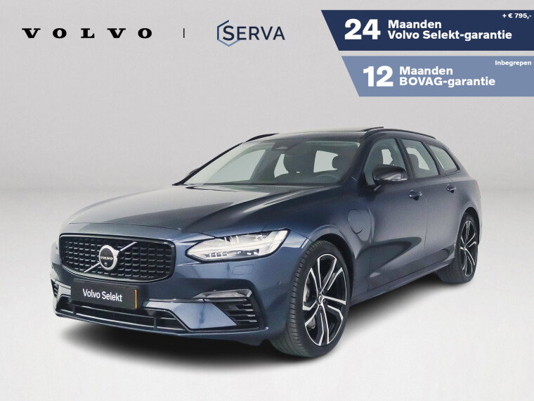Foto van Volvo V90 T8 Plug-in hybrid AWD Ultra Dark | Panoramadak | 360° camera | Bowers & Wilkins | Luchtvering | Stoelventilatie | Stoel- en Stuu