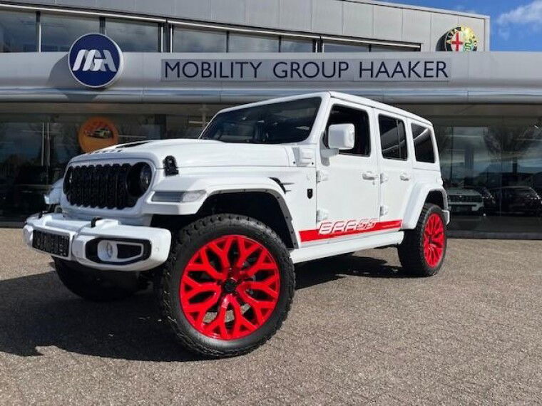 Foto van Jeep Wrangler Unlimited Brute 4XE Rubicon SkyOne Hybrid