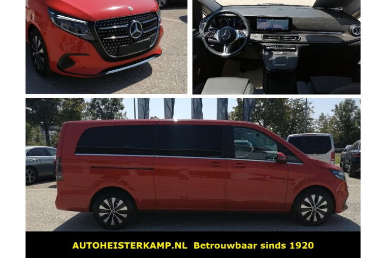 Mercedes-Benz V-Klasse 250d L3 Avantgarde Widescreen Cockpit Distronic Leder LED Camera EL. Schuifdeuren EL. Achterklep Stuurverwarming Stoelverwarming