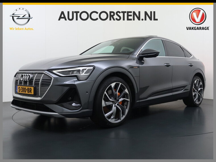 Foto van Audi e-tron Sportback 55 Quattro 408PK S-Line Edition 95kWh Panoramadak Adap.Cruise Camera Leder+Verwarmd B&O-Audio Elek.Stoelen Memory Navi Apple Carplay Android Auto