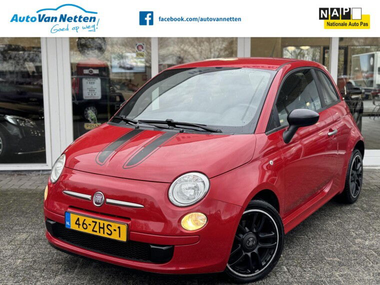 Foto van Fiat 500 0.9 TwinAir,1/2 Leder,Airco,MF Stuur,Lmv,Airco,Cpv,Elek pakket,