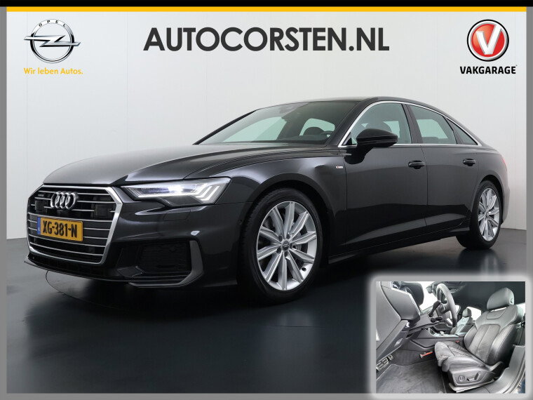 Foto van Audi A6 Limousine 50TDI Diesel 286pk Quattro Hybride S-Line Sport Leer/Alcantara Adap.Cruise 360°Camera Bang&Olufsen® Navi Ecc Elek.Stoelen+Memory Virtual Cockpit