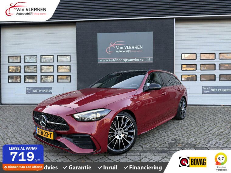 Foto van Mercedes-Benz C-Klasse Estate 200 Hybrid AMG PANORAMADAK BOM VOL