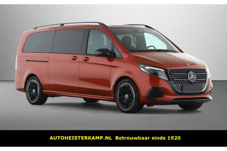 Mercedes-Benz V-Klasse 300d L3 AMG Benzine Grijs Kenteken Night Pakket Distronic 19 Inch 2 EL. Schuifdeuren