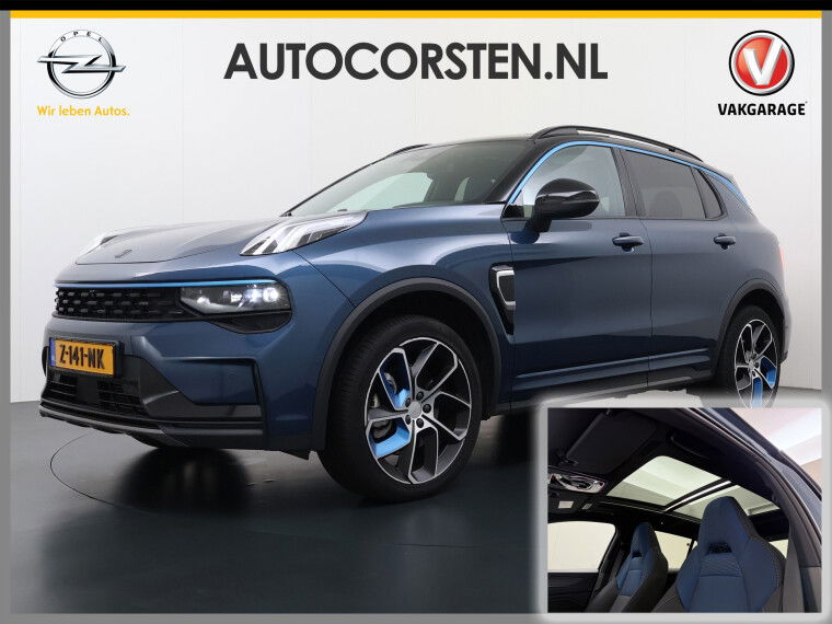 Foto van Lynk & Co 01 AUT-7 261pk PHEV Zwarte-Hemel Pano-Schuifdak Lmv 20" 360°Camera Apple Carplay Android Auto Adap.Cruise Navi Pdc Ecc Keyless Led Plug-In Hybrid