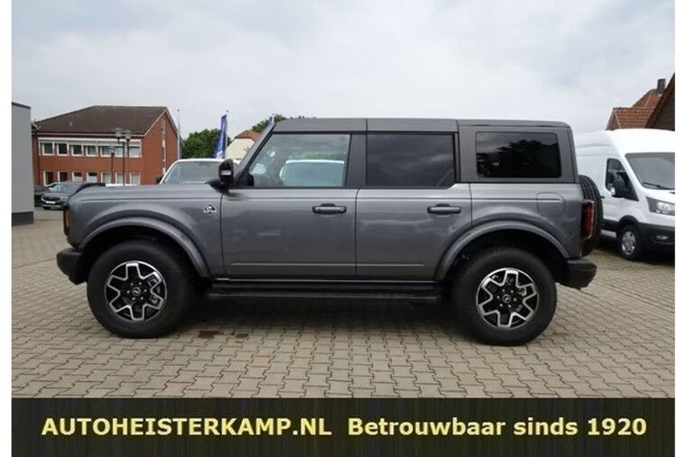Ford Bronco 4X4 2.7 Outer Banks Grijs Kenteken 335 PK ACC LED 360 Camera Navi Bang en Olufsen