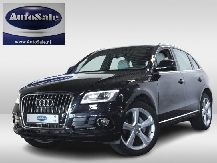 Foto van Audi Q5 2.0 TFSI Quattro S-Line 1eEIG ACC LEDER KEYLS STOELVW NAVI '16