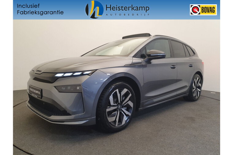 Škoda Enyaq 85 Sportline 82 kWh 286pk Wegklapbare trekhaak, Panoramadak, Warmtepomp