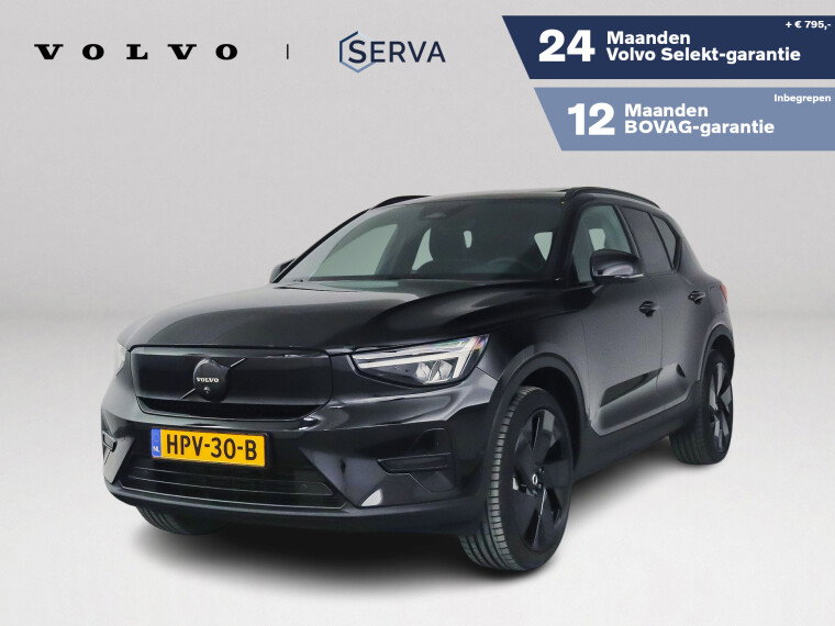 Foto van Volvo EX40 Single Motor Extended Range Ultra Black Ed. 82 kWh | SOH 98% | Panoramadak | 360° | Harman Kardon | Stoel- en Stuurverwarming |