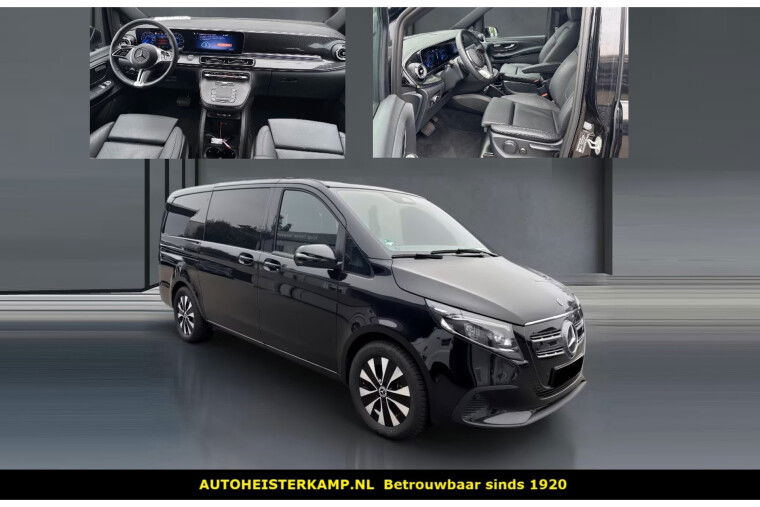 Mercedes-Benz EQV 300 L2 90 kWh Nieuw Model 53.500 ex BTW 7-zitter Leder WideScreen Distronic EL Schuifdeuren LED 360 Camera