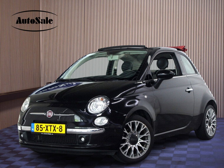 Fiat 0.9 TwinAir Lounge Cabrio NAP km stand 52000 LEDER BT PDC ECC '12