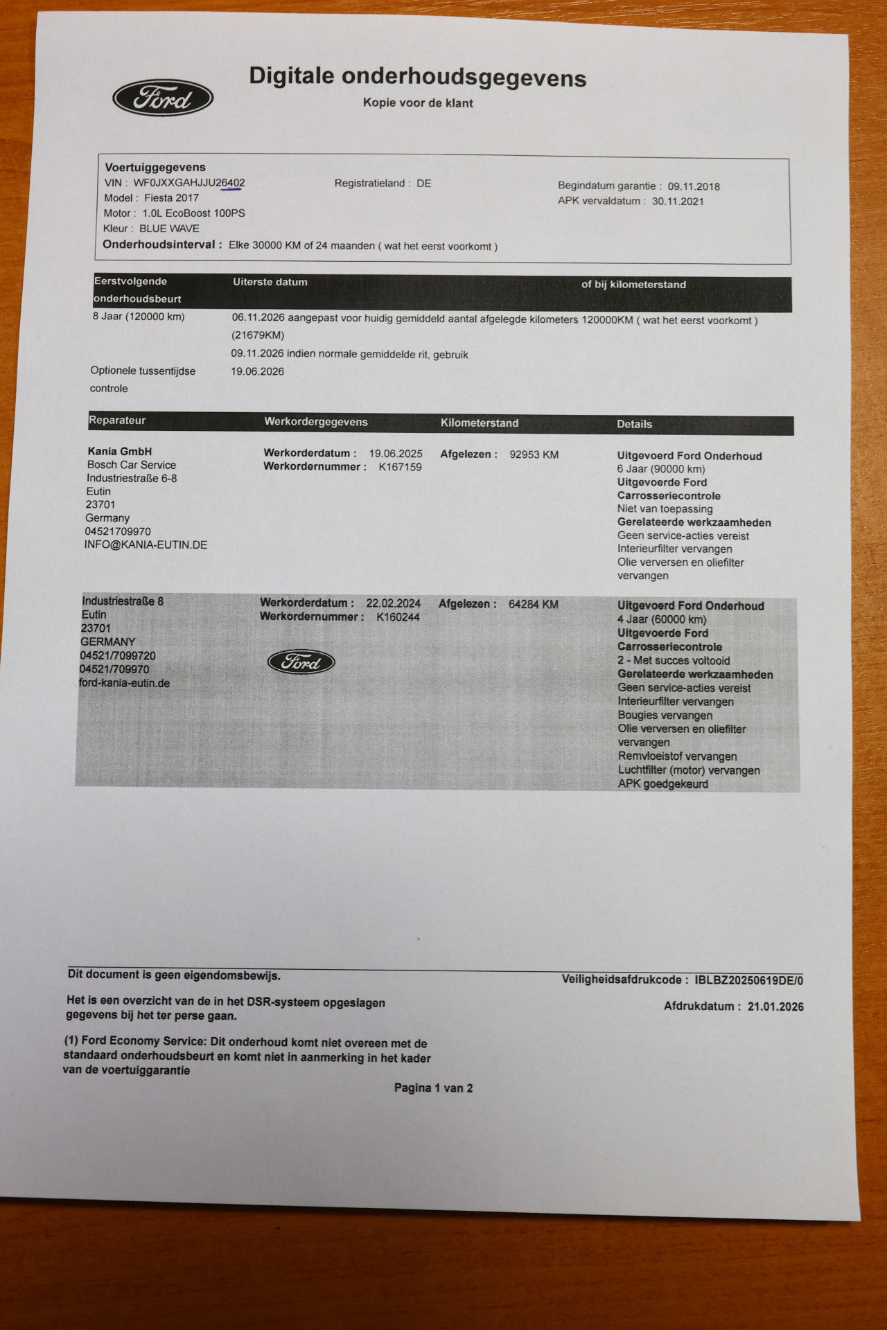 Ford 1.0 EcoBoost Titanium NAVI Automaat Camera PDC 4 x OP VOORRAAD Ass. - foto 26