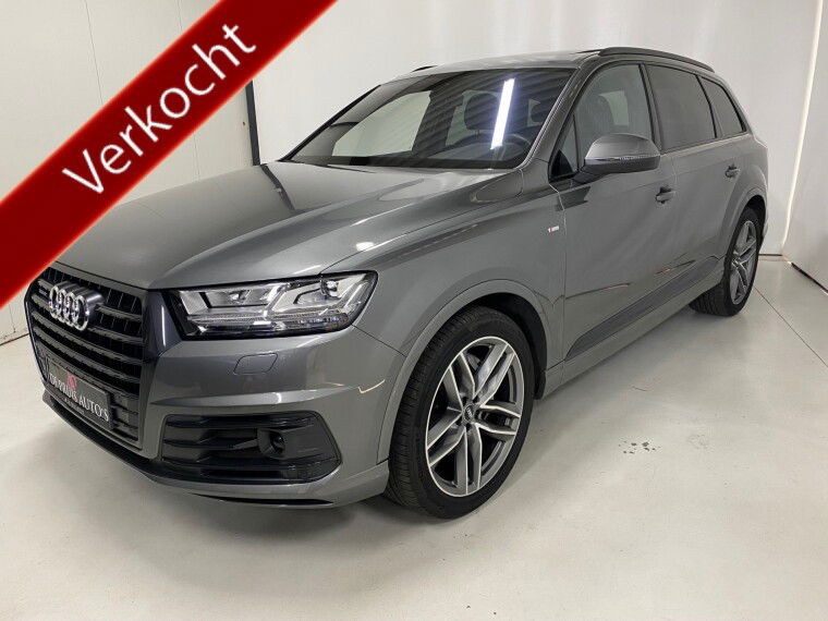 Foto van Audi Q7 3.0 TDI 272PK 2X S line 7p Pano Luchtvering Masage 21 Inch Bose Vol
