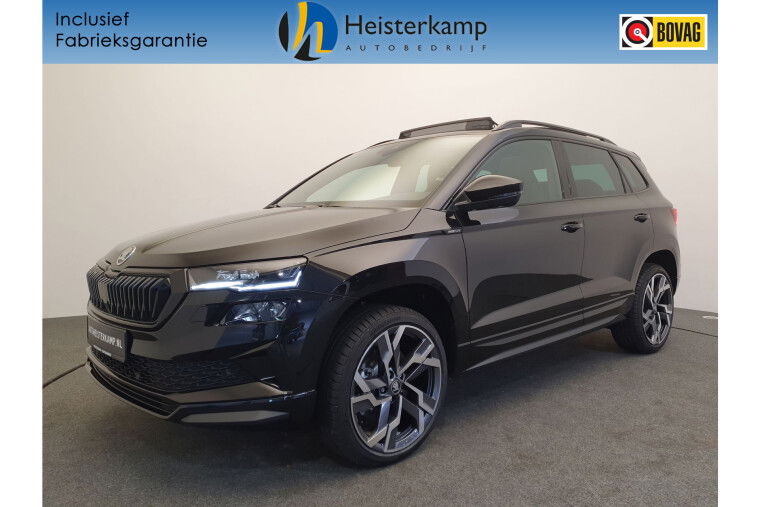 Škoda Karoq 1.5 TSI 150pk DSG/AUT Sportline Wegklapbare trekhaak, Panoramadak, 19'' velgen