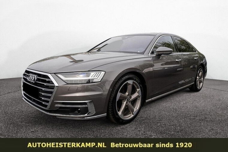 Audi A8 50 TDI Quattro 286 PK ACC Nachtzicht Stoelkoeling en massage Bang en Olufsen Glazen Schuifdak