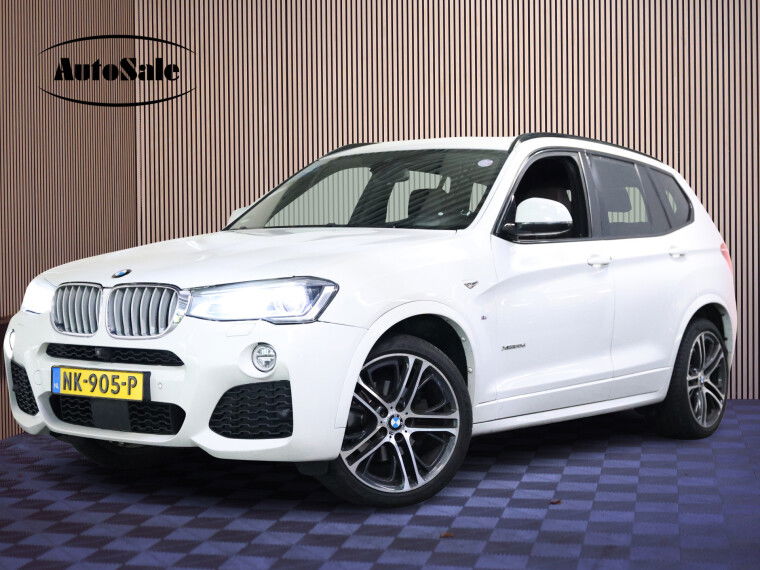 Foto van BMW X3 AVM xDrive30d M-Sport PANO HUD EURO 6 H/K ACC LEER MEMORY 360CAM '16