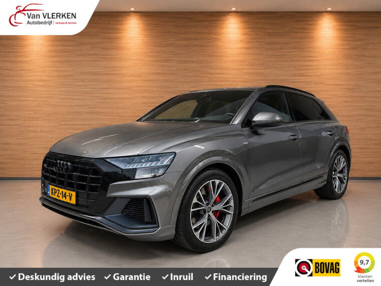 Foto van Audi Q8 55 TFSI e quattro S-Line PANO HEAD-UP Fabrieksgarantie 2028