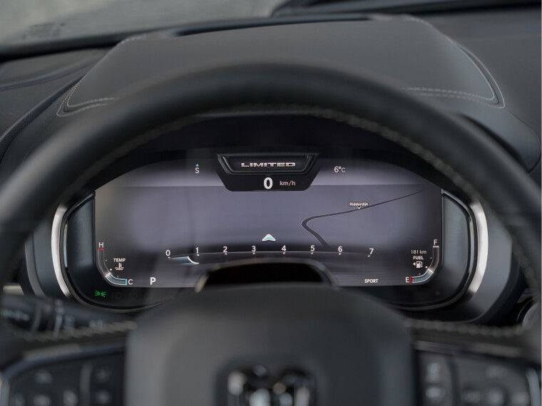 Volledig digitaal instrumentenpaneel