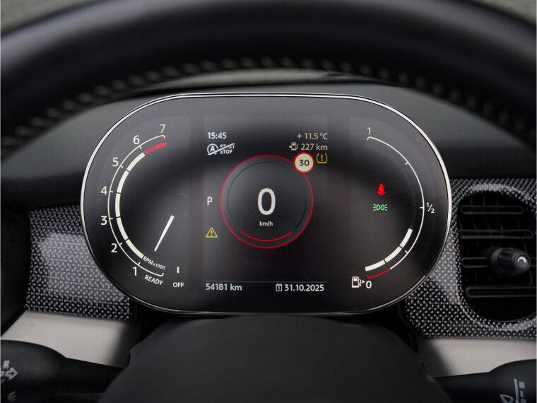 Volledig digitaal instrumentenpaneel