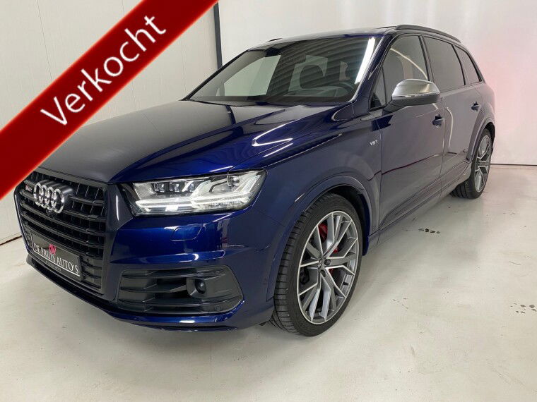 Foto van Audi SQ7 4.0 TDI 4 Wielbest.Standk.Nachtzicht 22 Inch Head-Up Carbon Matrix Vol Vol Vol Opties