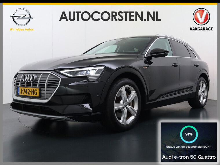 Foto van Audi e-tron 50 Quattro Business Edition 71kWh SOH 91% Navi Ecc Memory Camera DAB Pdc