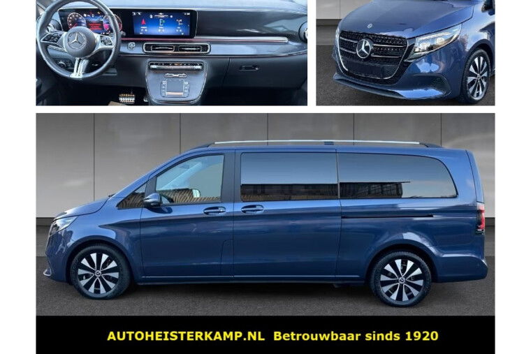 Mercedes-Benz V-Klasse 250d L3 Style Nieuw Model Widescreen Cockpit Distronic Trekhaak LED Camera EL. Schuifdeuren EL. Achterklep Stuurverwarming Stoelverwarming