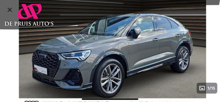 Foto van Audi Q3 Sportback 45 TFSI e S Edition
