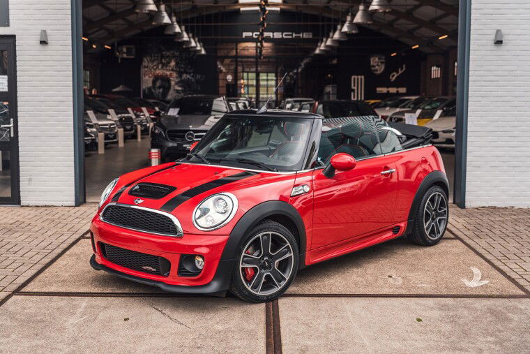 Foto van MINI Cabrio John Cooper Works Chili *NAVI*LEDER*XENON*PDC