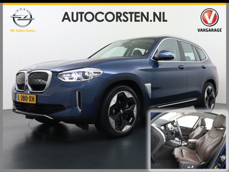 Foto van BMW iX3 High Executive 80kWh Leer+Elektr.-verst. Adap.Cruise Apple Carplay Android Auto Navi Ecc 360°Camera Panoramaschuifdak Harman&Kar