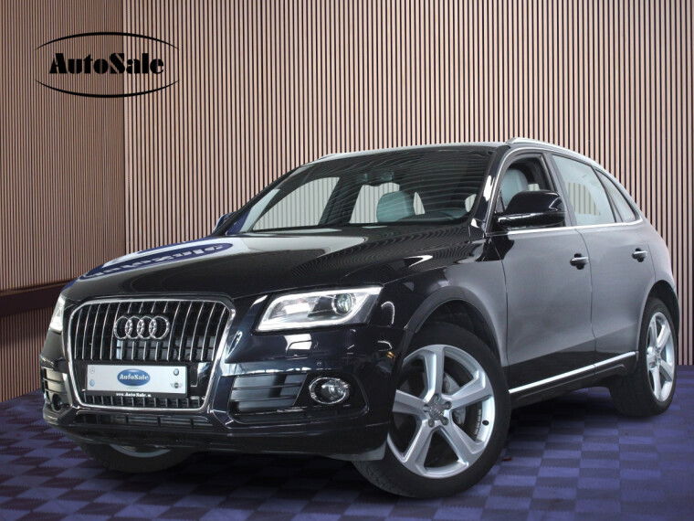 Foto van Audi Q5 2.0 TFSI Quattro S-Line 1eEIG ACC LEDER KEYLS STOELVW NAVI '16