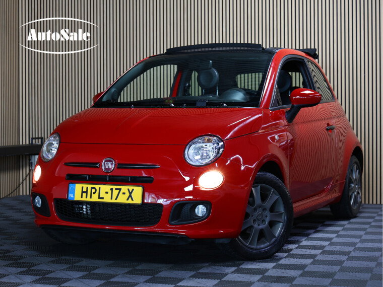 Fiat 1.2 LOUNGE CABRIO SPORT LEDER AVM AIRCO OPEN DAK CITY "13