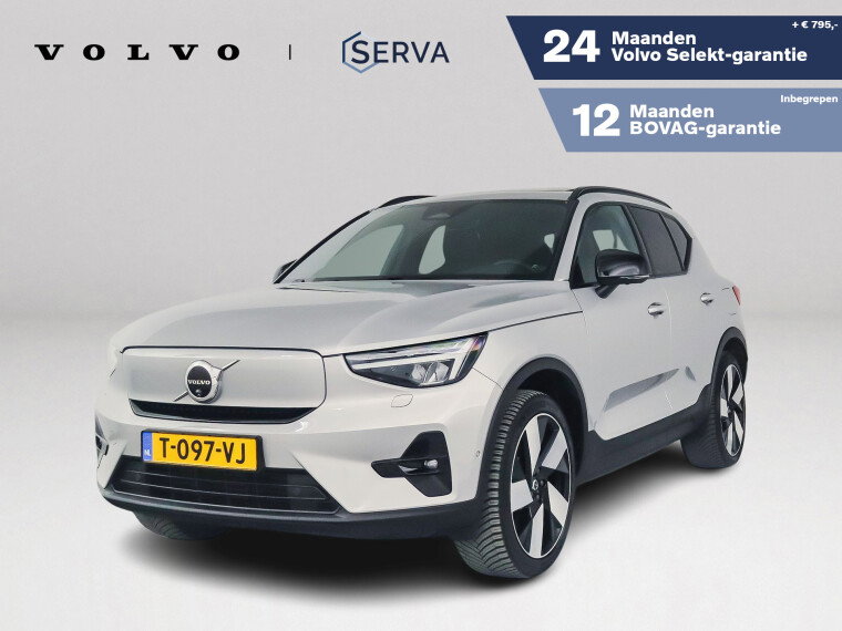 Foto van Volvo XC40 Recharge Twin Ultimate 82 kWh | SOH 94 % | Panoramadak | 360° camera | Harman Kardon | Stoel- en Stuurverwarming | Trekhaak