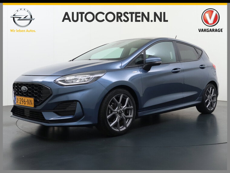 Foto van Ford Fiesta 1.0T 125PK Hybrid ST-Line Stoel+Stuur+Voorruitverwarming Apple Carplay/Android Auto Navi* Ecc Cruise Control Pdc