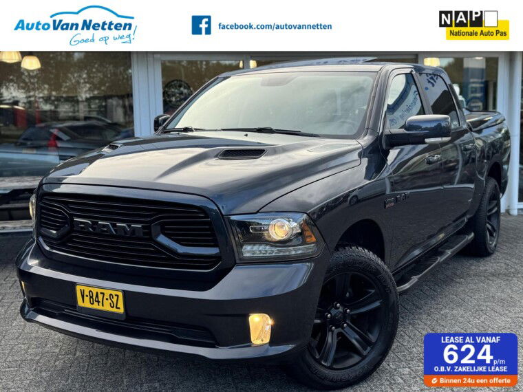 Foto van Dodge Ram 1500 4X4 5.7 V8 400pk 4x4 Crew Cab 5'7 SPORT,Xenon,Schuifdak,20"lmv