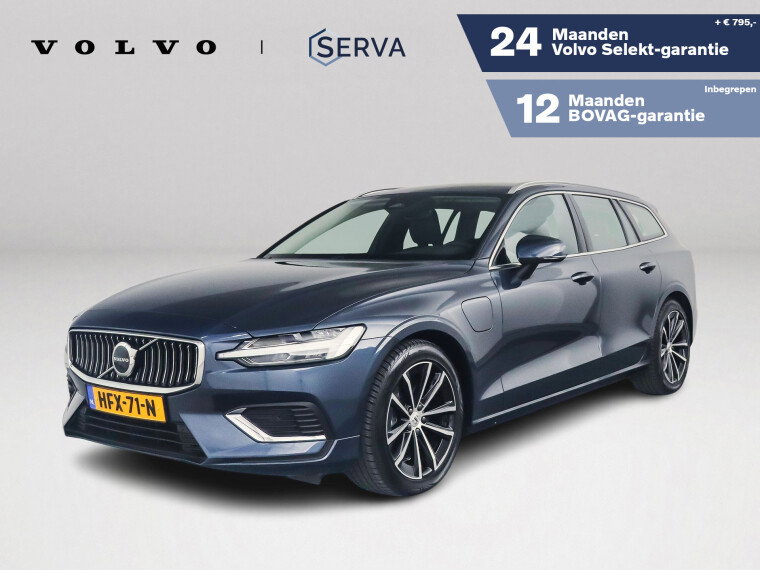 Foto van Volvo V60 T6 Plug-in hybrid AWD Essential Bright | Parkeercamera | Stoel- en Stuurverwarming | Trekhaak