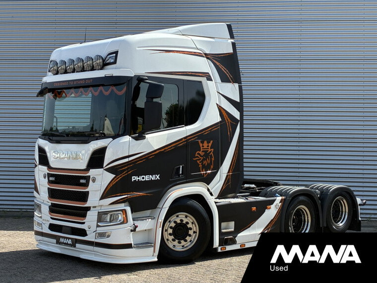 Scania R R530 V8 6x2 LL Phoenix SHOWTRUCK // BUFFL opbouw - Lift as Boogie Retarder